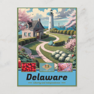 Delaware Dreamscapes: Artistic Masterpiece Postcard