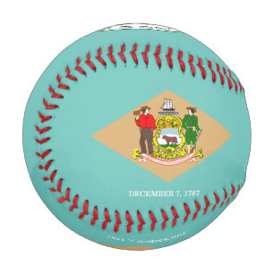 Delaware flag baseball