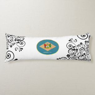 Delaware flag body cushion