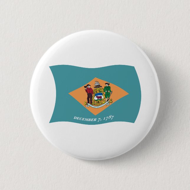 Delaware Flag Button (Front)
