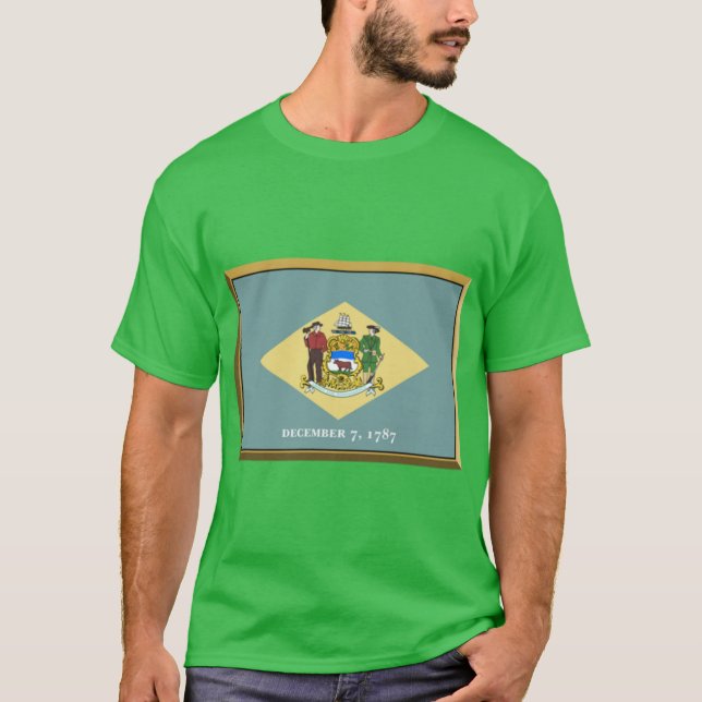 Delaware Flag Gifts T-Shirt (Front)