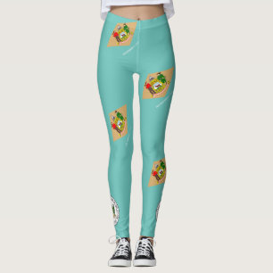 Delaware flag leggings