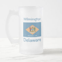 Delaware Flag Map City Mug