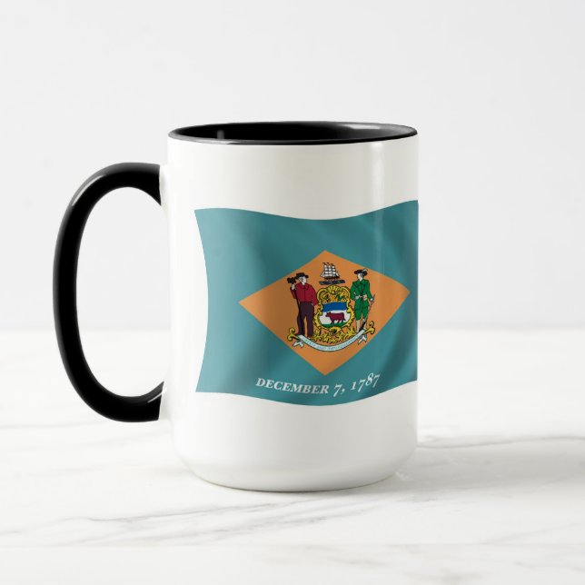 Delaware Flag Mug (Left)