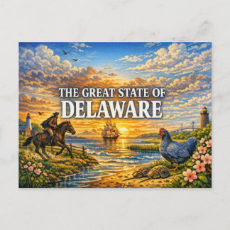 Delaware Greetings Postcard