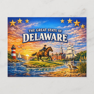 Delaware Greetings Postcard