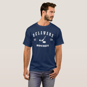 Delaware Hockey Retro Logo T-Shirt
