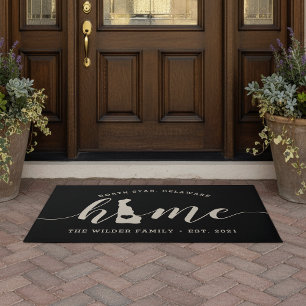 Delaware Home State Personalised Doormat