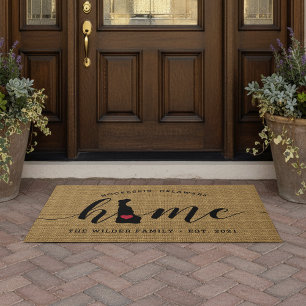 Delaware Home State Personalised Doormat