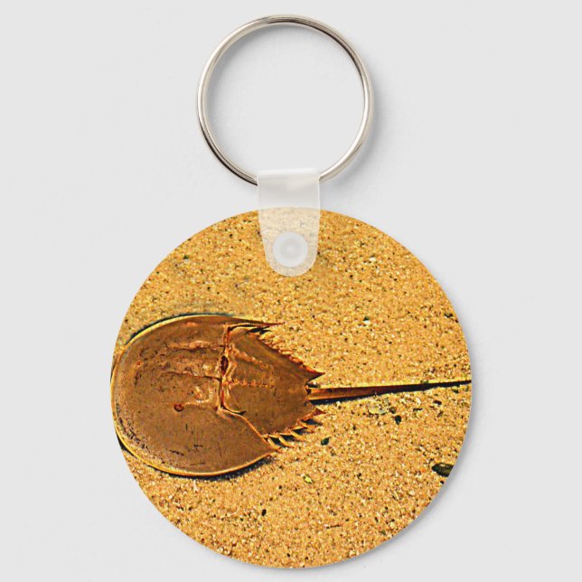 Delaware Horseshoe Crab Key Ring (Front)