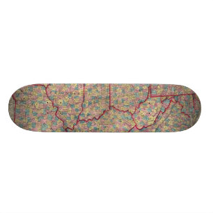 Delaware, Illinois, Indiana, and Iowa Skateboard