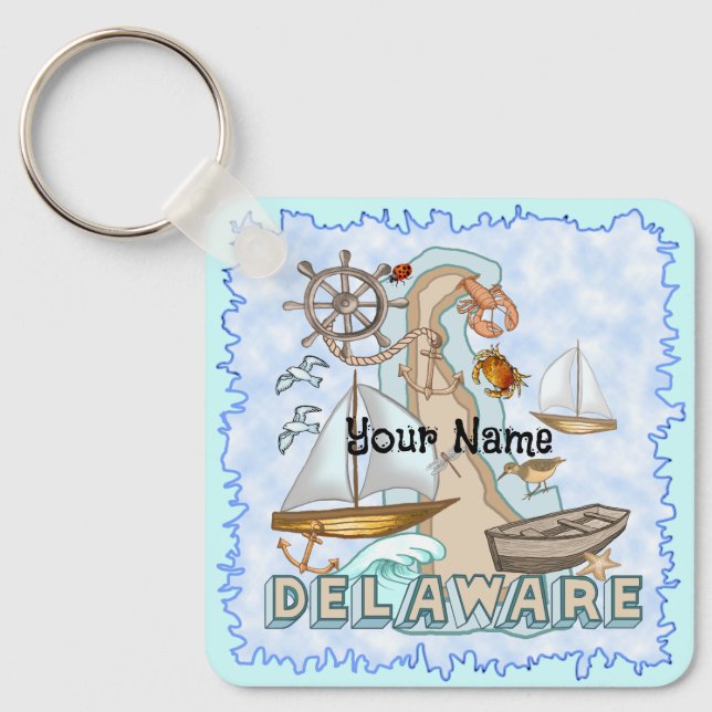 Delaware Key Ring (Front)