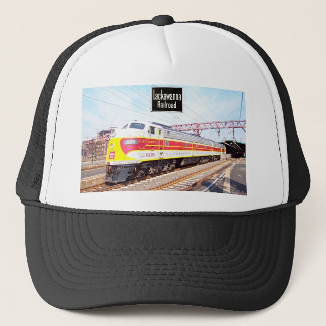 Delaware Lackawanna and Western Locomotive 808 Trucker Hat (Front)