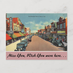 Delaware, Loockerman Street Postcard