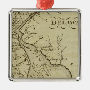 Delaware Metal Tree Decoration