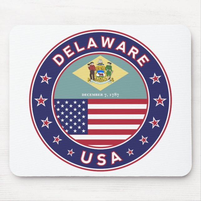 Delaware Mouse Mat (Front)