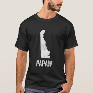 Delaware Papaw Delaware Silhouette State Coolest G T-Shirt