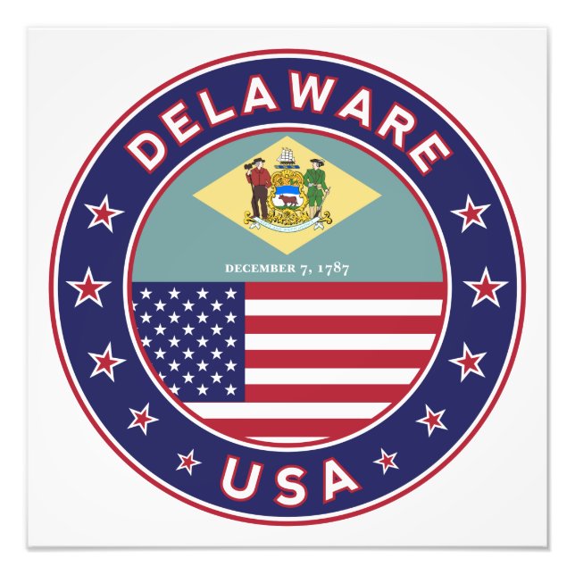 Delaware Photo Print (Front)