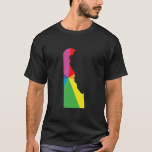 delaware pride. angled. T-Shirt