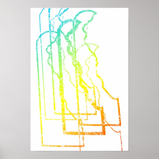 delaware pride blur poster (Front)