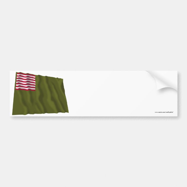 Delaware Regimental Colour - Dansey Flag Bumper Sticker (Front)
