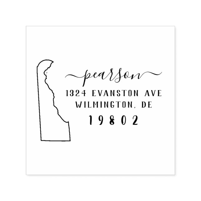Delaware Return Address Stamp Self-Inking (Design)