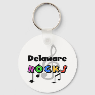 Delaware Rocks Key Ring