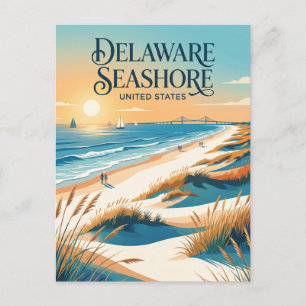 Delaware Seashore State Park Postcard