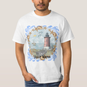 Delaware Shells Lighthouse  t-shirt