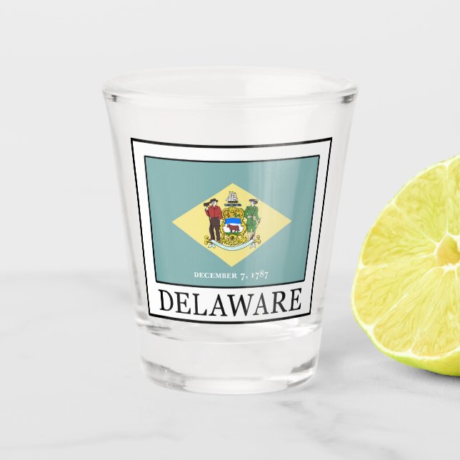 Delaware Shot Glass (Front)
