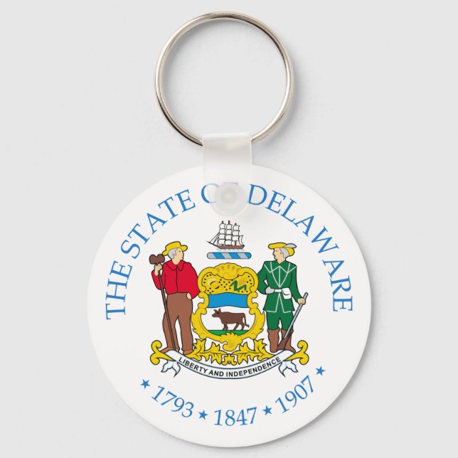 Delaware sign key ring (Front)
