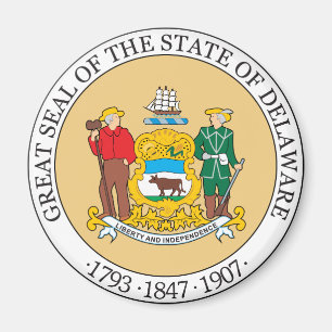 Delaware sign magnet