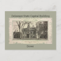 Delaware State Capital Building Postcard (1908)