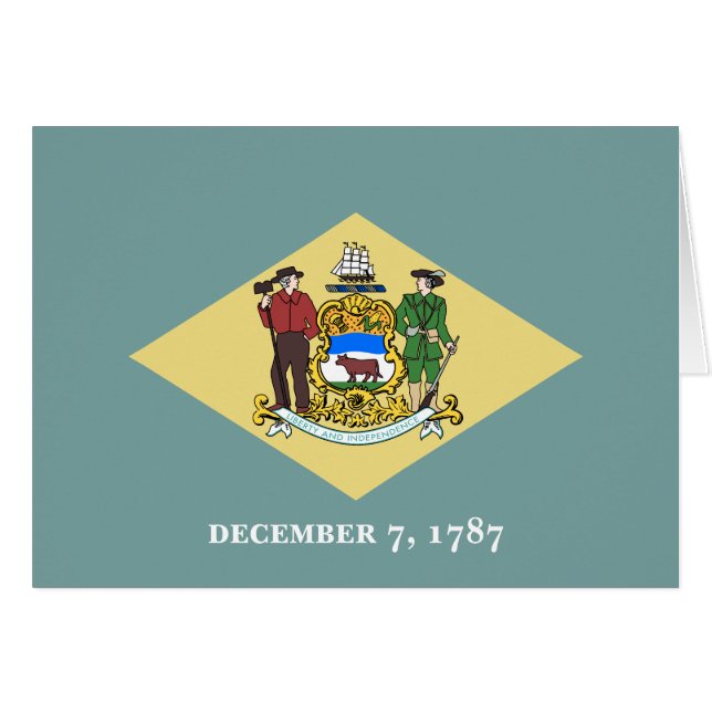 Delaware State Flag (Front Horizontal)