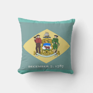 Delaware State Flag Cushion