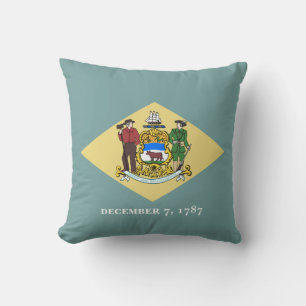 Delaware State Flag Cushion