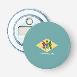 Delaware State Flag Design Bottle Opener