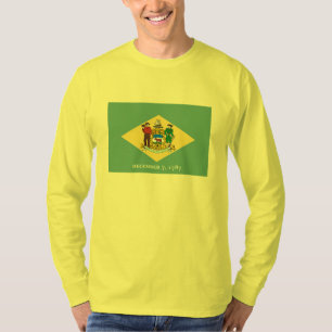 Delaware State Flag Design Decor T-Shirt