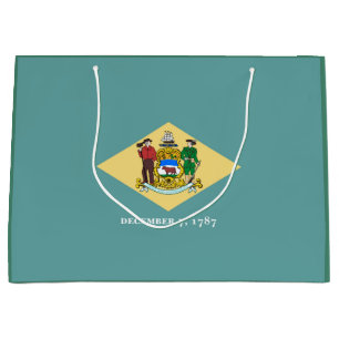 Delaware State Flag Design Large Gift Bag