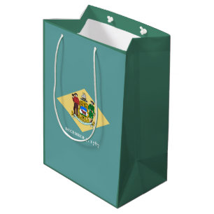 Delaware State Flag Design Medium Gift Bag