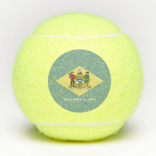 Delaware State Flag Tennis Balls