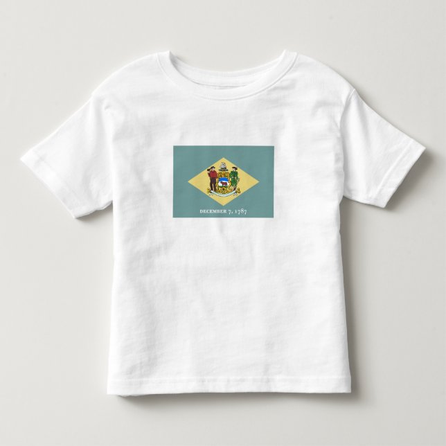 Delaware State Flag Toddler T-Shirt (Front)