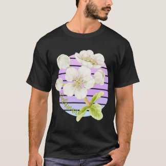 Delaware State Flower Peach Blossom Sticker Oversi T-Shirt