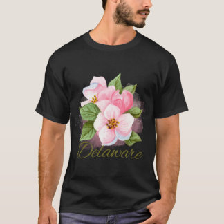Delaware State Flower Peach Blossom Sticker Oversi T-Shirt