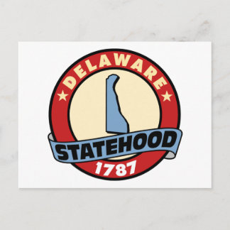 Delaware Statehood Gifts and Tees Postcard
