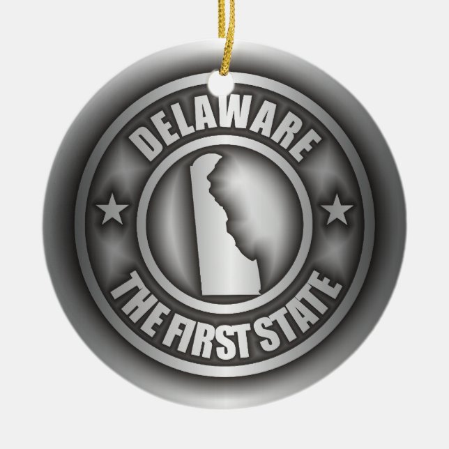 "Delaware Steel" Decorative Ornaments (Front)