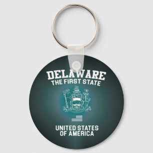 Delaware The First State Key Ring