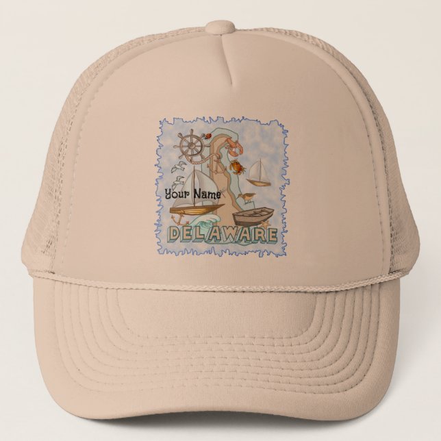 Delaware Trucker Hat (Front)