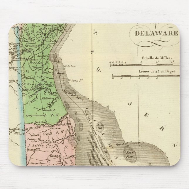 Delaware US Mouse Mat (Front)