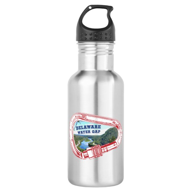 Delaware Water Gap Climbing Carabiner 532 Ml Water Bottle (Front)